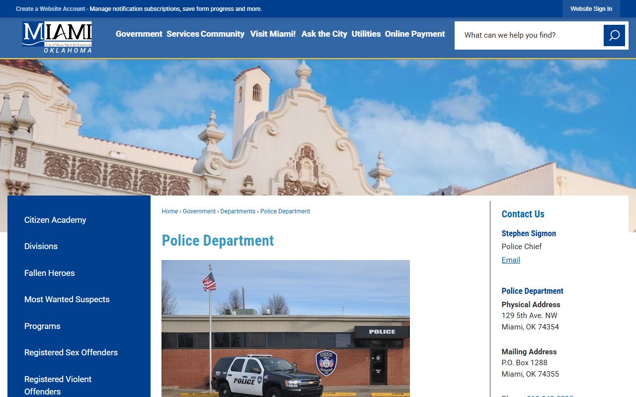 Ottawa County court charges begin with police reports from agencies like the Miami Police Department